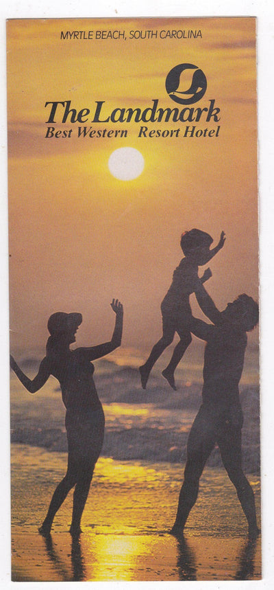 The Landmark Resort Hotel Myrtle Beach SC Early 1980's Brochure - TulipStuff
