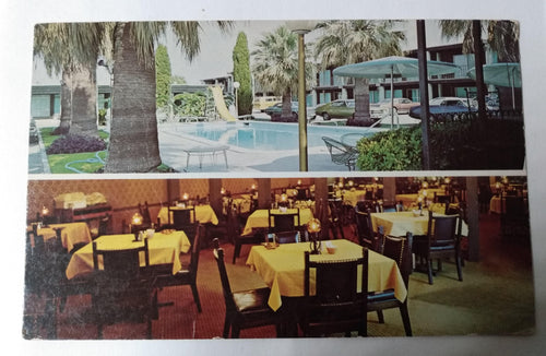 La Siesta Motel Restaurant Lounge Del Rio Texas 1970's Postcard - TulipStuff