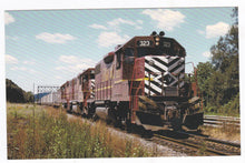 Load image into Gallery viewer, Lehigh Valley EMD GP38-2  Diesel Locomotive Freight Train in 1974 - TulipStuff
