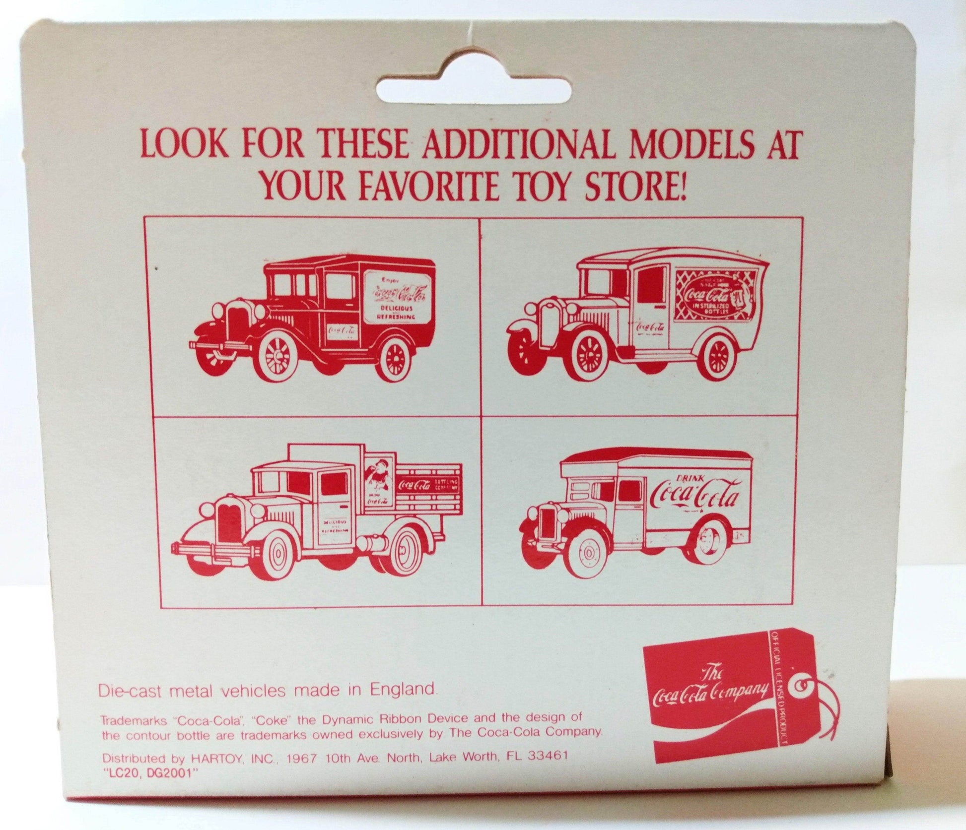 Lledo DG6 021 Coca Cola 1920 Ford Model T Van Yellow - TulipStuff