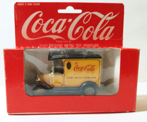 Lledo DG6 021 Coca Cola 1920 Ford Model T Van Yellow - TulipStuff