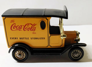 Lledo DG6 021 Coca Cola 1920 Ford Model T Van Yellow - TulipStuff