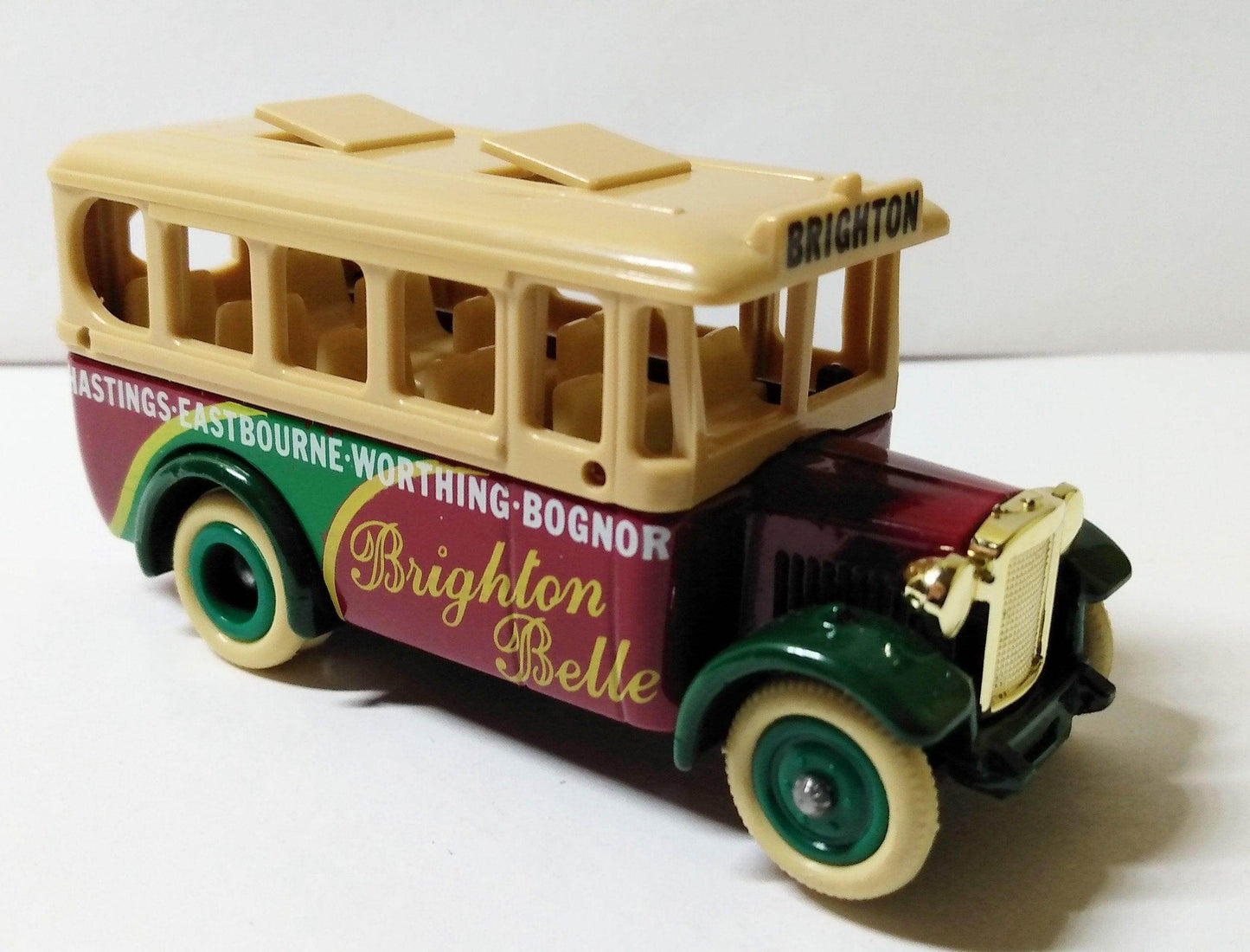 Lledo DG10 Brighton Belle 1935 Dennis Coach Bus Made in England 1984 - TulipStuff