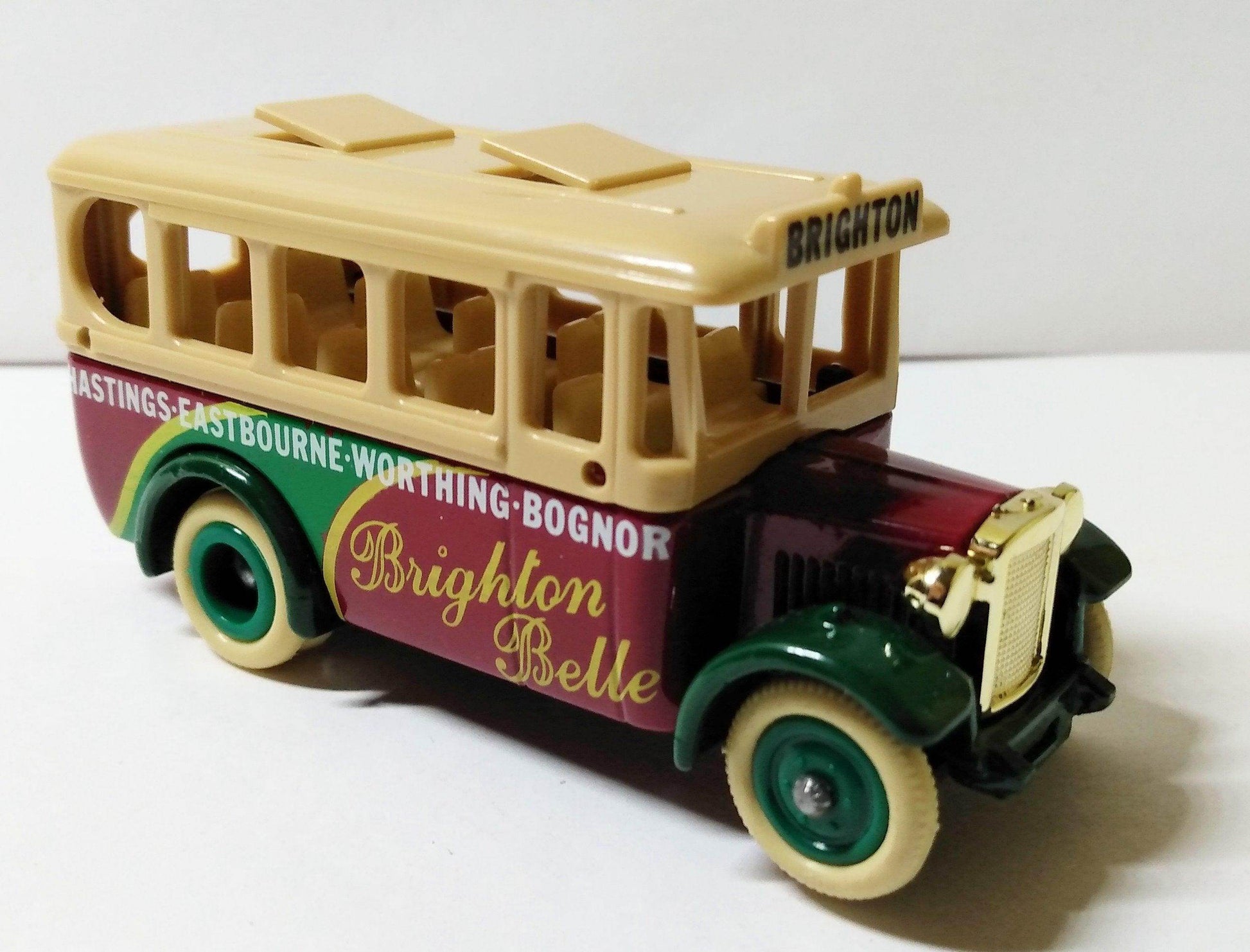 Lledo DG10 Brighton Belle 1935 Dennis Coach Bus Made in England 1984 - TulipStuff