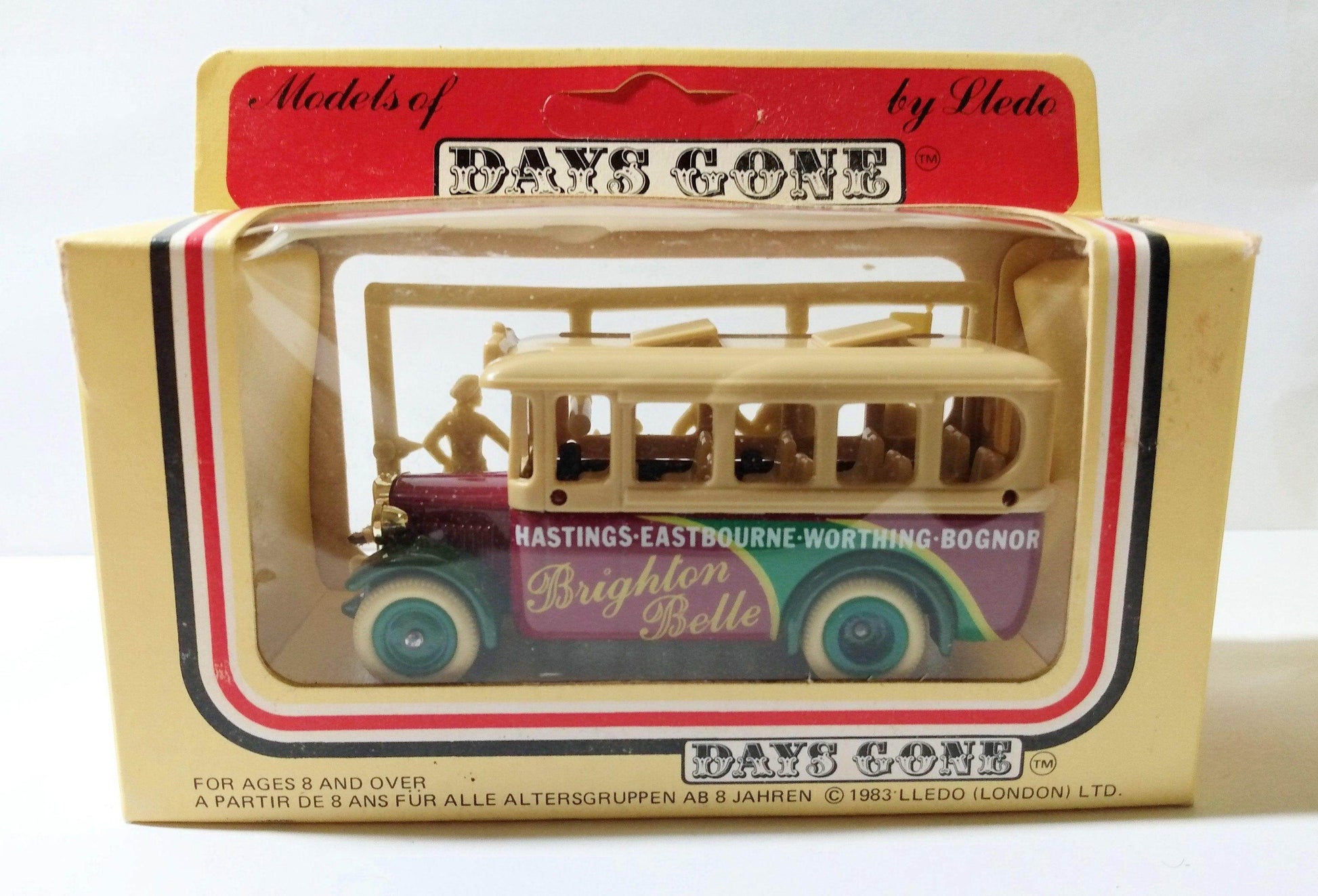 Lledo DG10 Brighton Belle 1935 Dennis Coach Bus Made in England 1984 - TulipStuff