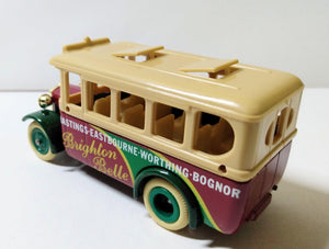 Lledo DG10 Brighton Belle 1935 Dennis Coach Bus Made in England 1984 - TulipStuff