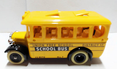 Lledo DG10 Union Free School District 1935 Dennis Coach School Bus Made in England 1984 - TulipStuff