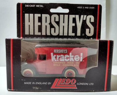 Lledo DG16 Hershey's Krackel 1934 Dennis Parcels Van England - TulipStuff