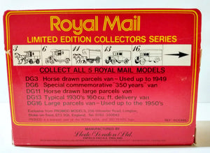 Lledo Models of Days Gone DG16 Royal Mail 1934 Dennis Parcels Van - TulipStuff