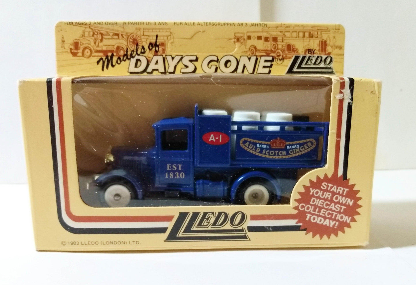 Lledo Days Gone DG20 Auld Scotch Ginger 1936 Ford Stake Truck - TulipStuff