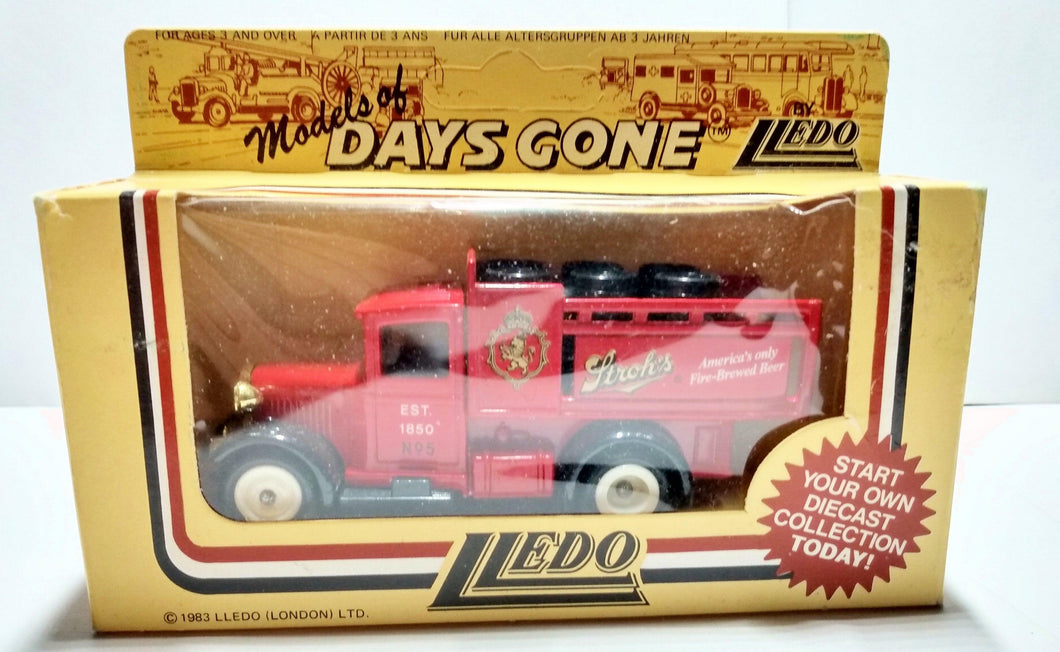 Lledo Models of Days Gone DG20 Stroh's 1936 Ford Stake Truck England - TulipStuff