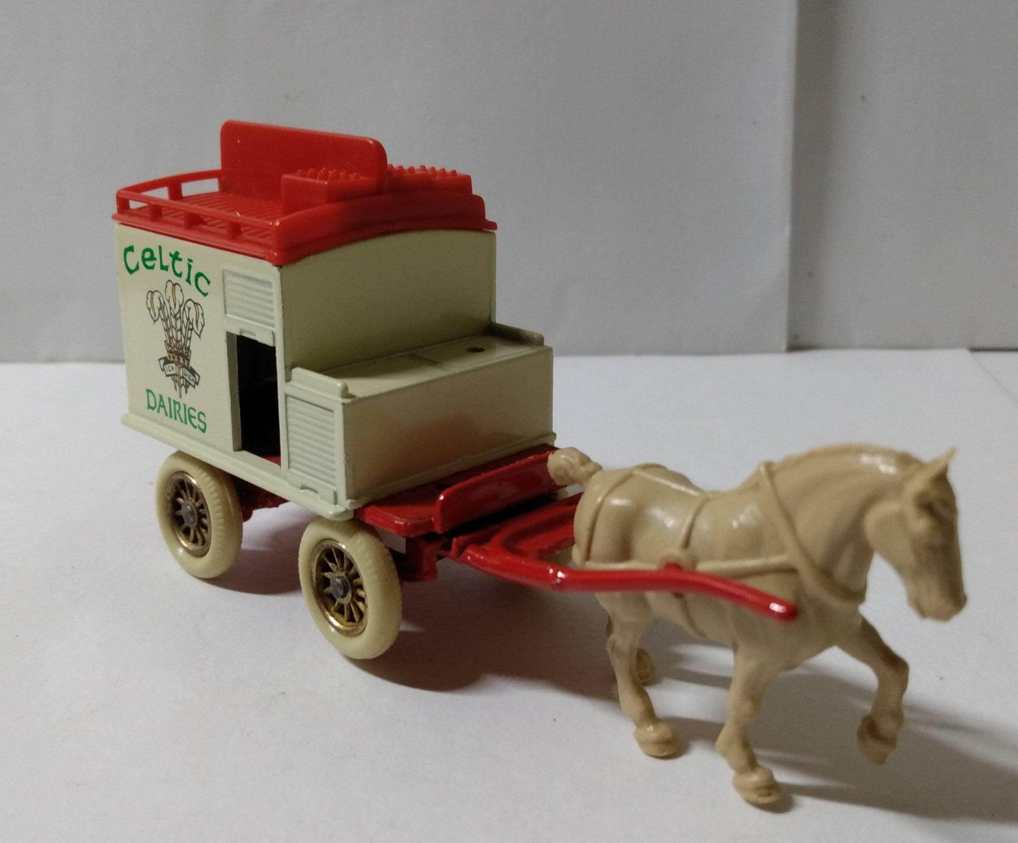 Lledo Days Gone DG2 Celtic Dairies Horse-Drawn Milk Float England - TulipStuff