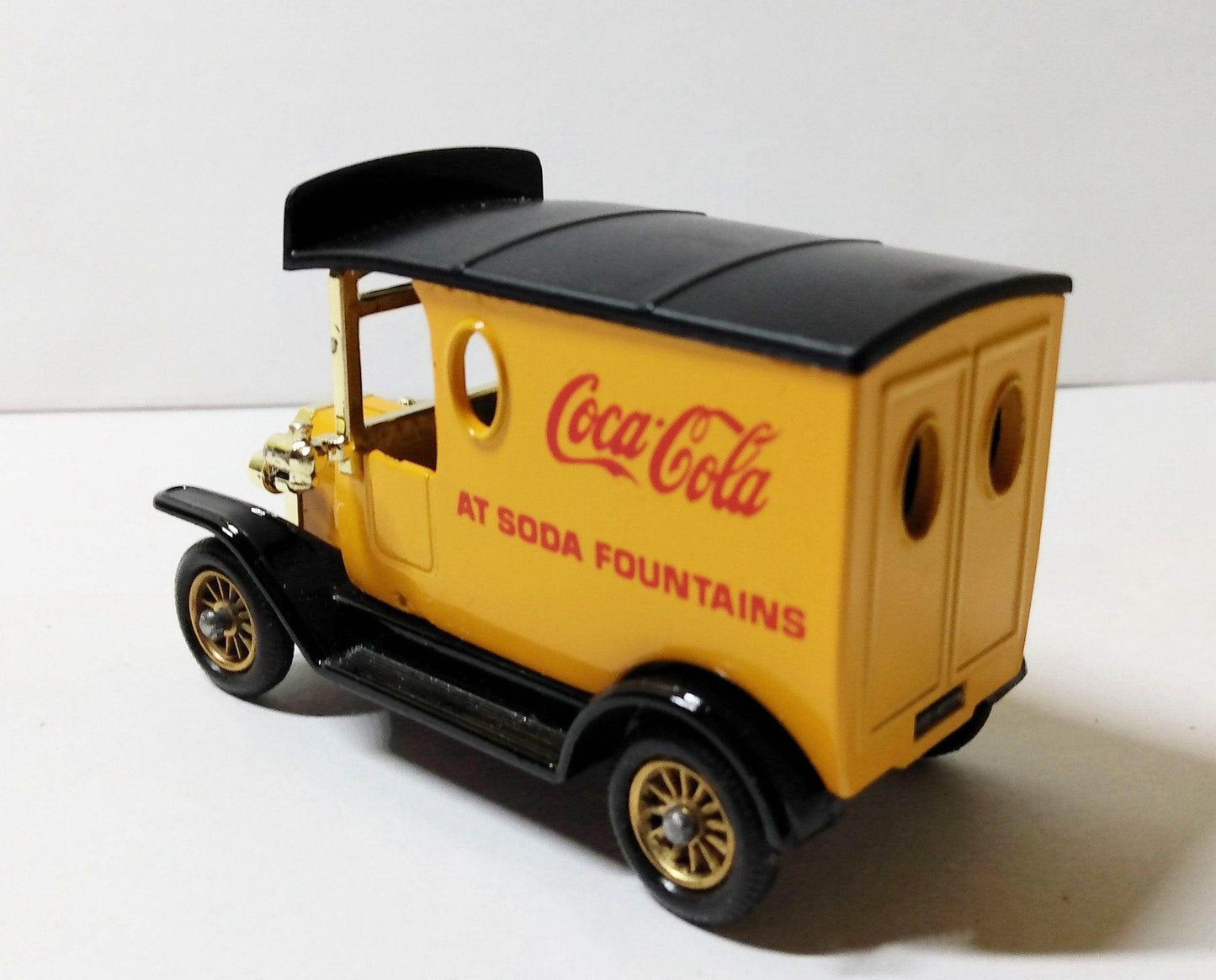 Lledo DG6 020a Coca Cola At Soda Fountains 1920 Ford Model T Van - TulipStuff