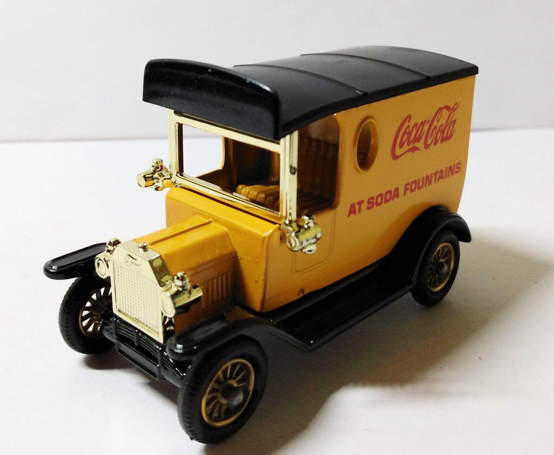 Lledo DG6 020a Coca Cola At Soda Fountains 1920 Ford Model T Van - TulipStuff