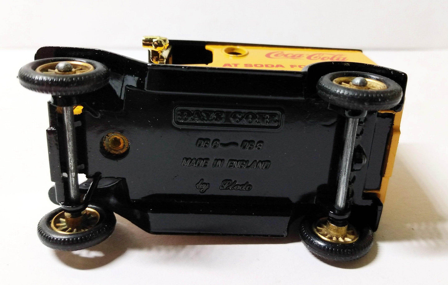 Lledo DG6 020a Coca Cola At Soda Fountains 1920 Ford Model T Van - TulipStuff