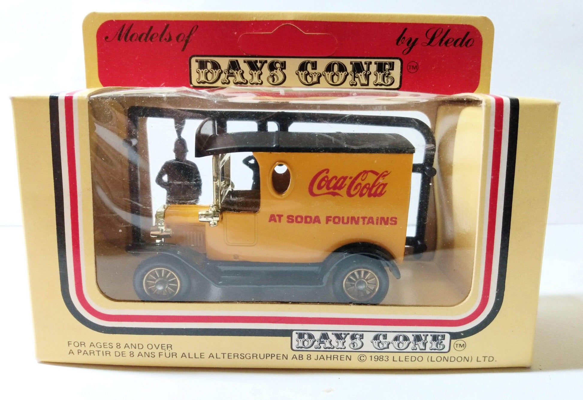 Lledo DG6 020a Coca Cola At Soda Fountains 1920 Ford Model T Van - TulipStuff