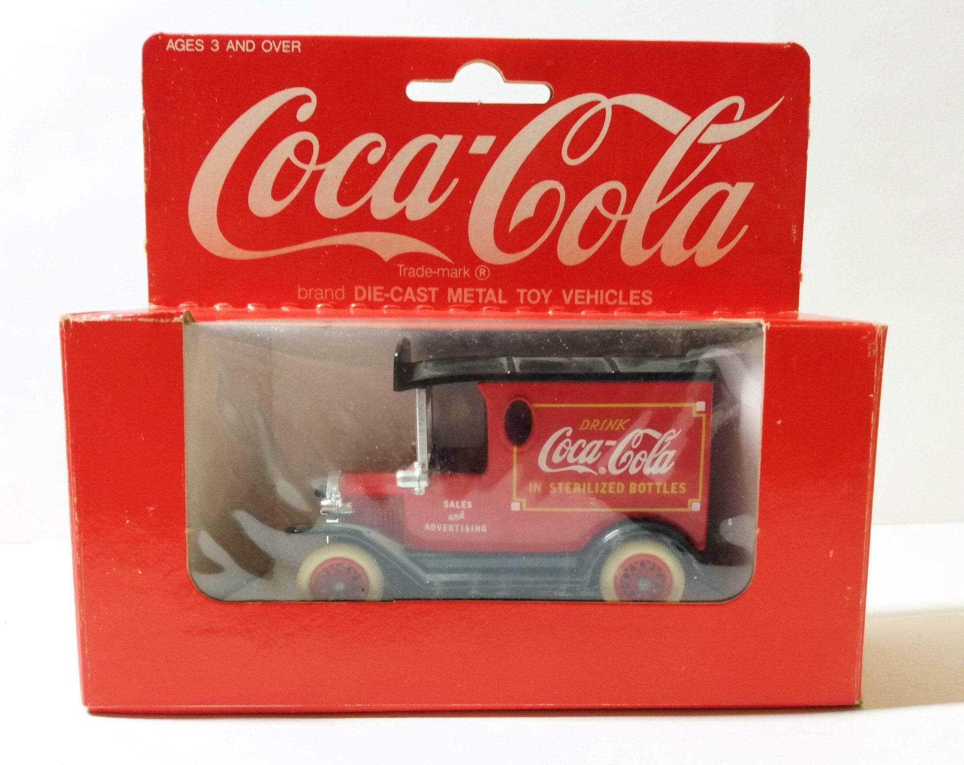 Lledo DG6 058 Drink Coca Cola 1920 Ford Model T Van Red - TulipStuff