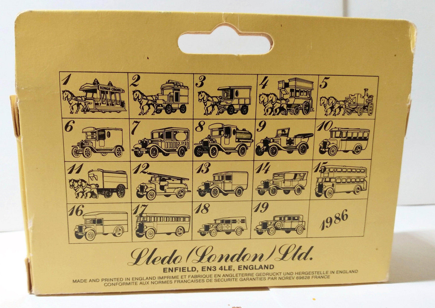 Lledo Models of Days Gone DG6 Barclays 1920 Ford Model T Van 1985 - TulipStuff