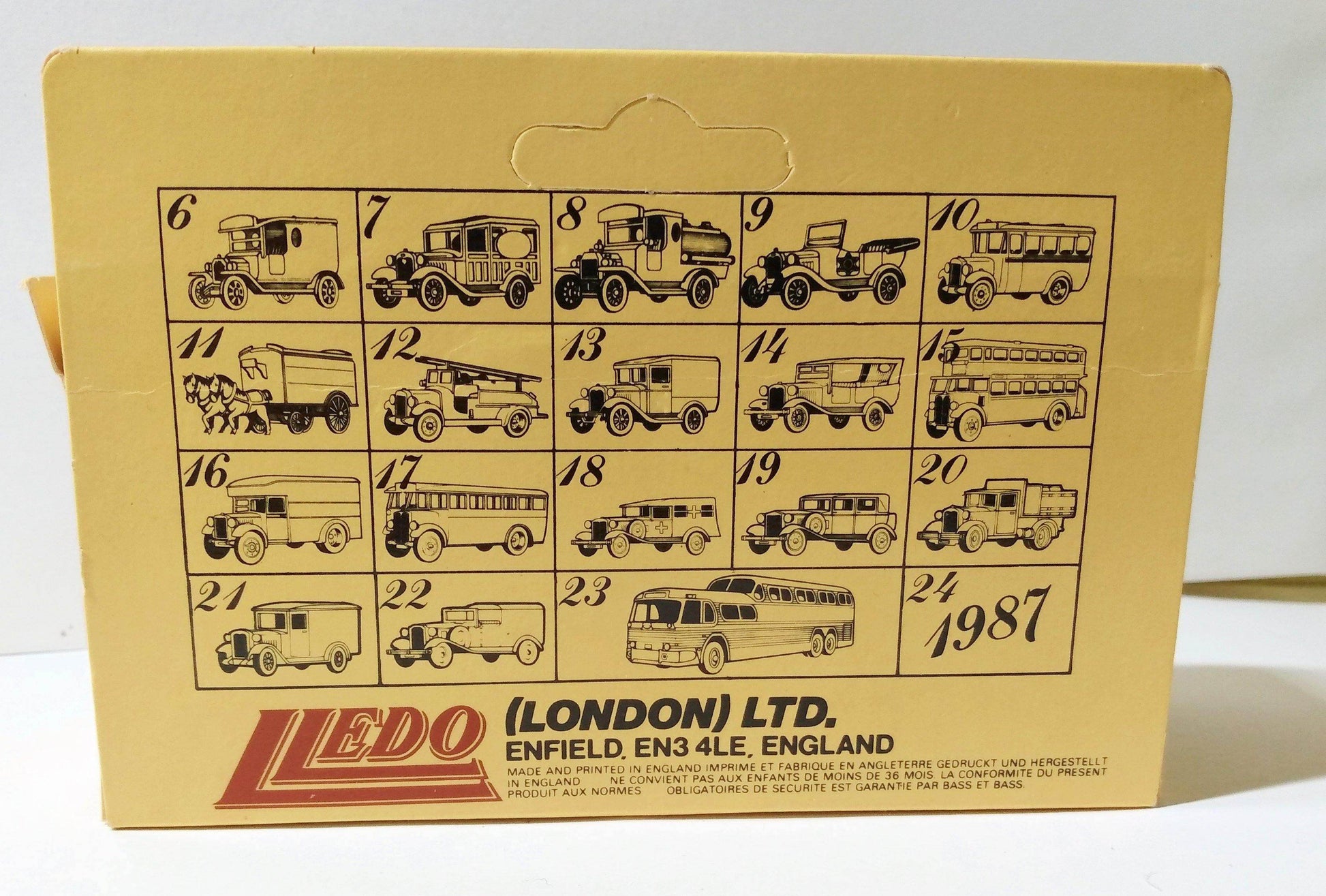 Lledo Models of Days Gone DG6 Kodak Film 1920 Ford Model T Van 1984 - TulipStuff