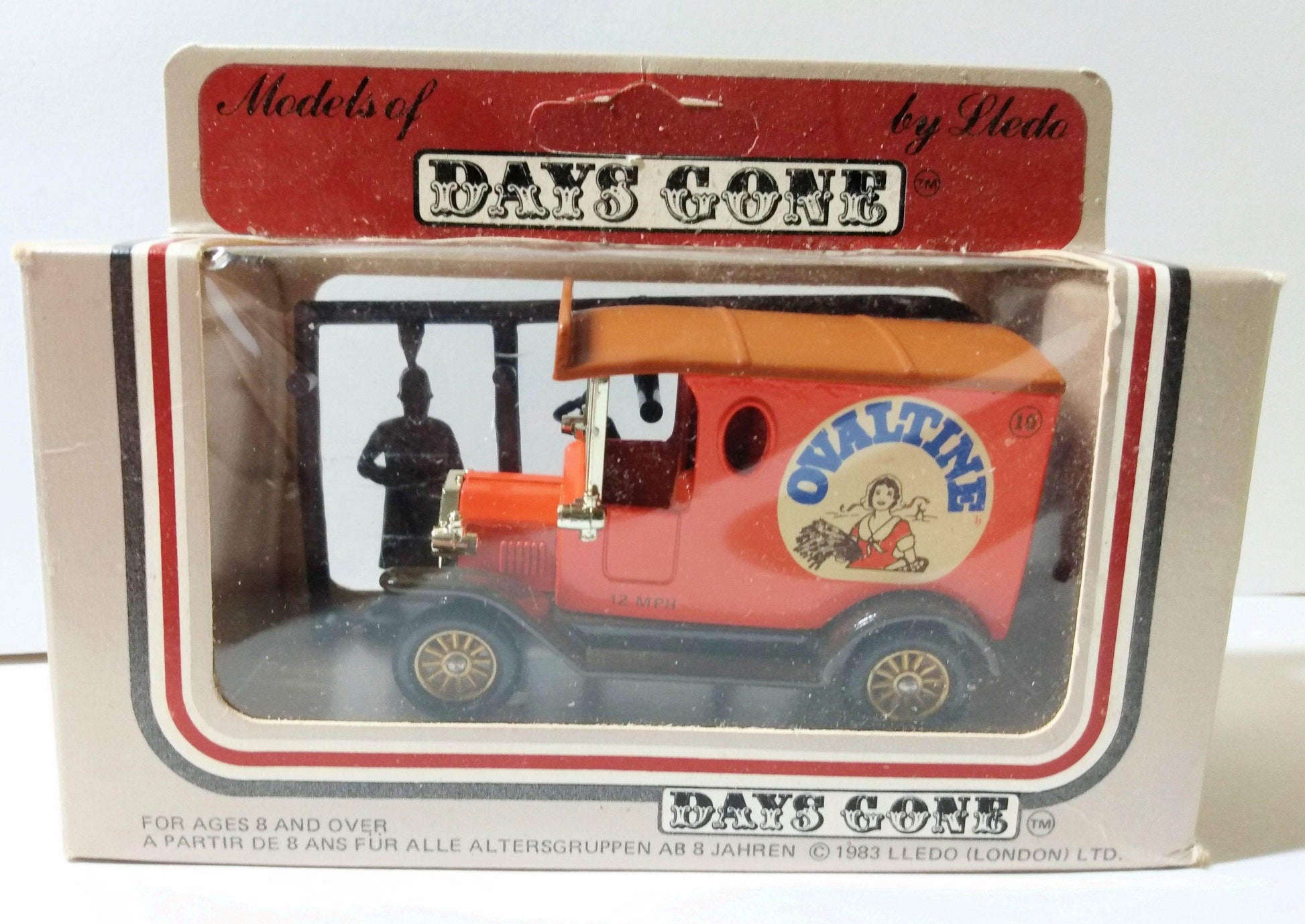 Lledo Models of Days Gone DG6 Ovaltine 1920 Ford Model T Van 1983 - TulipStuff