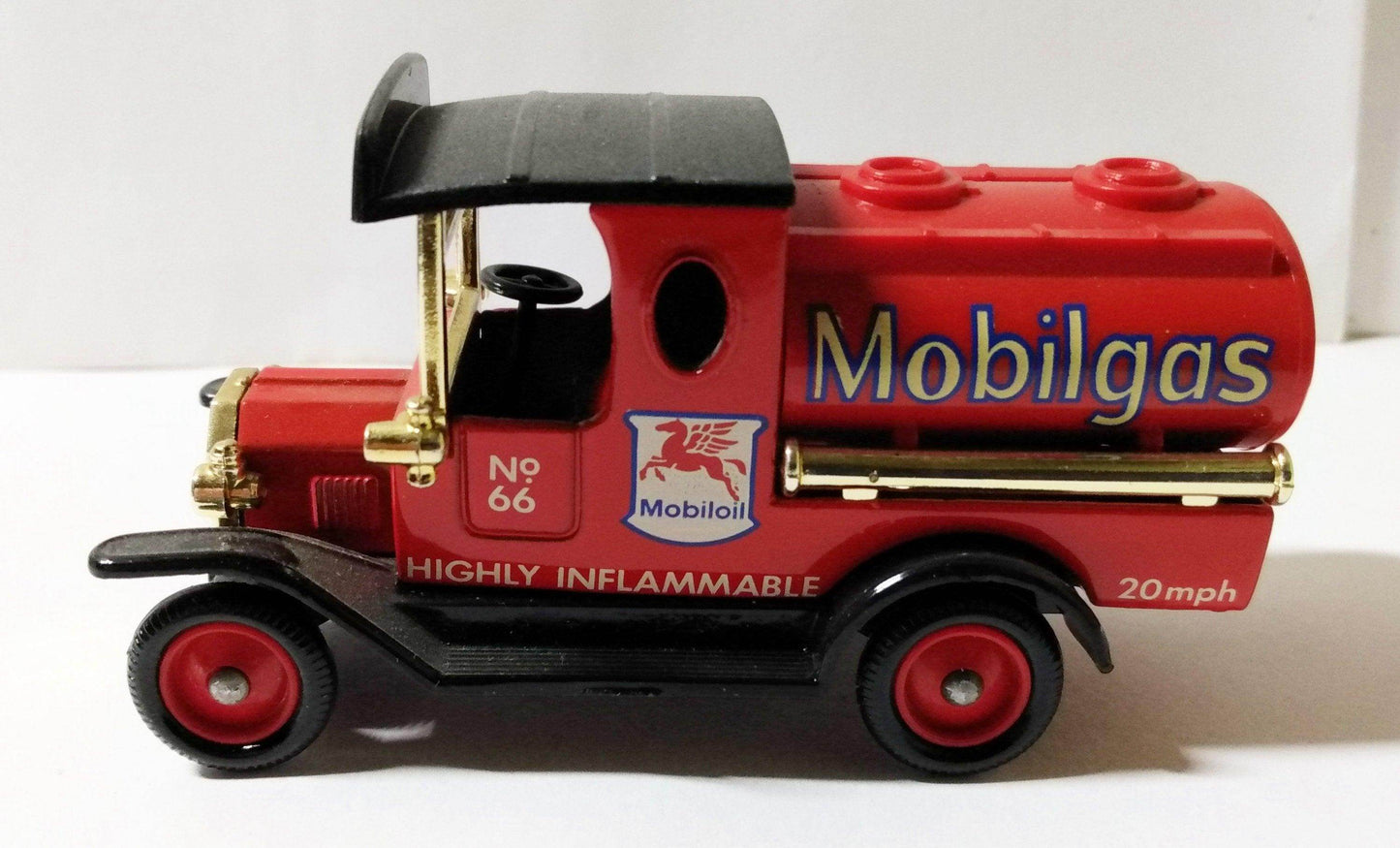 Lledo Days Gone DG8 1920 Ford Model T Tanker Mobil Gas England - TulipStuff