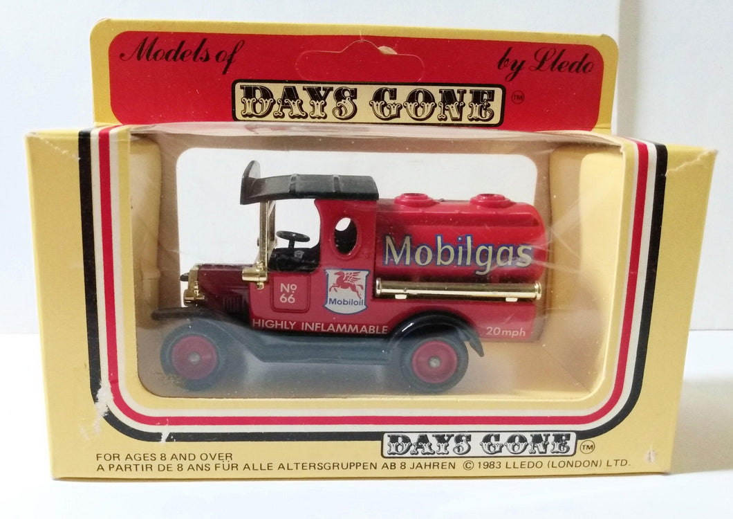 Lledo Days Gone DG8 1920 Ford Model T Tanker Mobil Gas England - TulipStuff