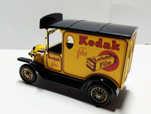Load image into Gallery viewer, Lledo Models of Days Gone DG6 Kodak Film 1920 Ford Model T Van gold spokes - TulipStuff

