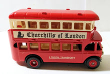Load image into Gallery viewer, Lledo ProMotors 1932 AEC Regent Double Deck Bus Churchills of London - TulipStuff
