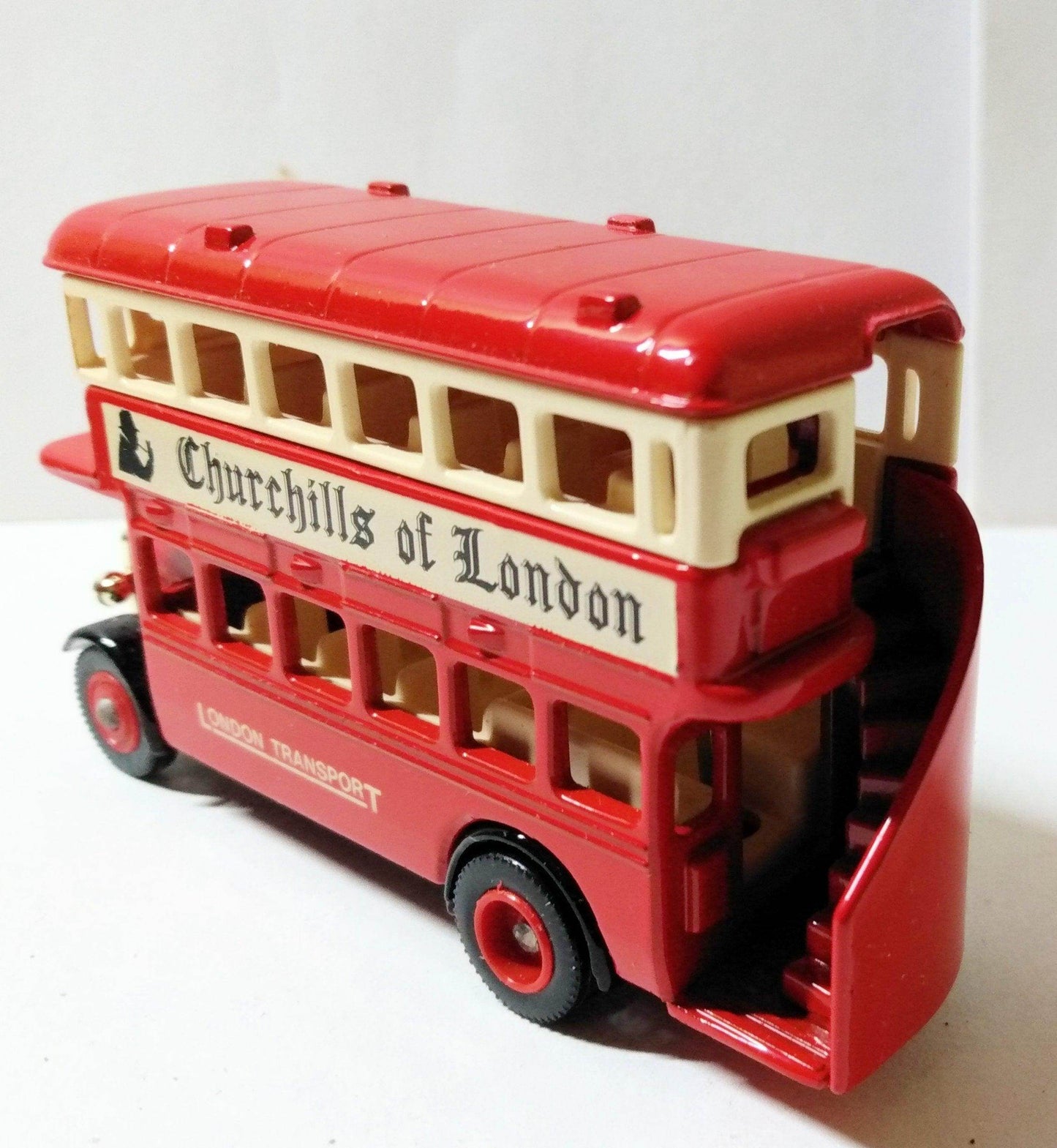 Lledo ProMotors 1932 AEC Regent Double Deck Bus Churchills of London - TulipStuff