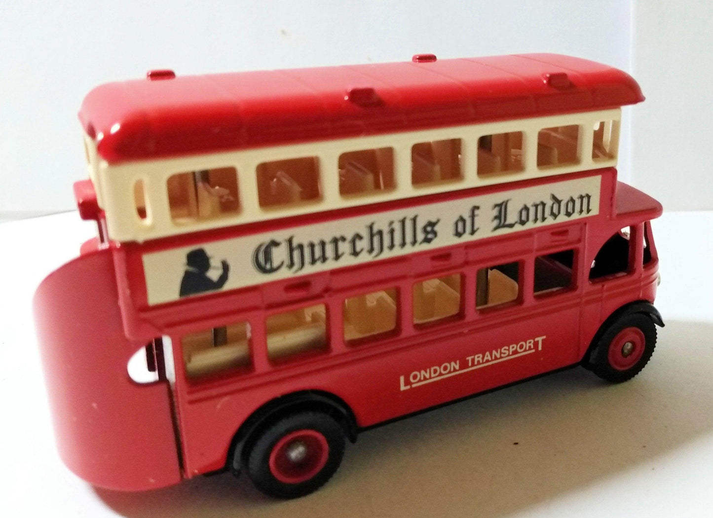 Lledo ProMotors 1932 AEC Regent Double Deck Bus Churchills of London - TulipStuff