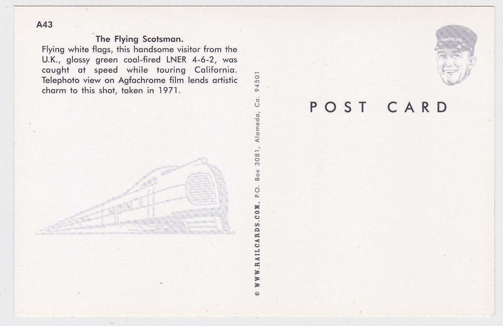 LNER Flying Scotsman 4-6-2 Tank Locomotive In California 1971 - TulipStuff