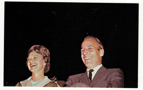 Alabama Governor Lurleen Wallace Lt Gov Albert Brewer Postcard 1967 - TulipStuff