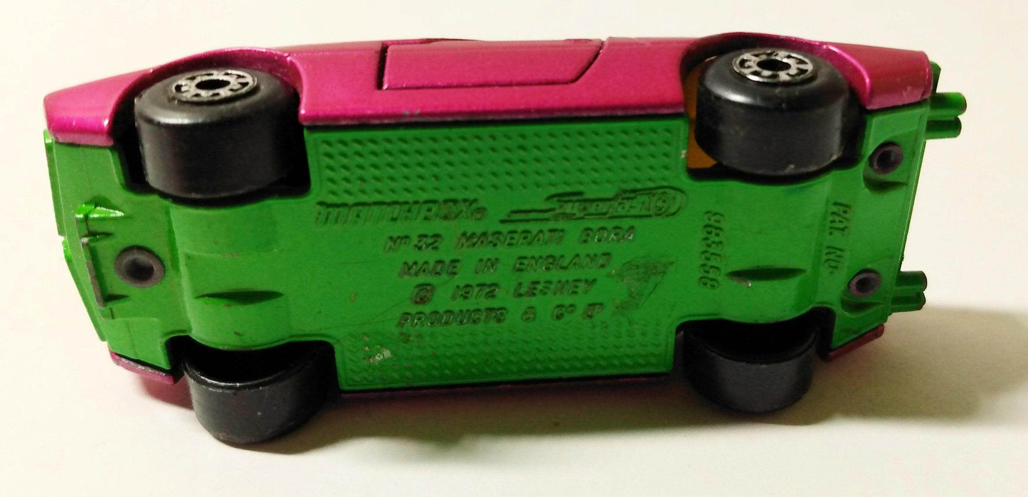Lesney Matchbox No 32 Maserati Bora Superfast 1972 - TulipStuff