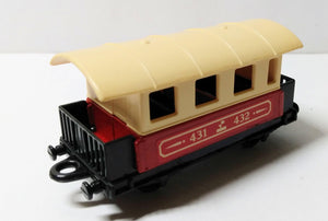 Lesney Matchbox 44 Passenger Coach Caboose Train England 1978 - TulipStuff