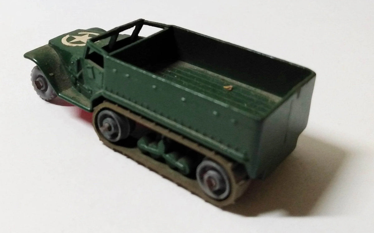 Lesney Matchbox 49 M3 Half Track Personnel Carrier Army 1958 – TulipStuff