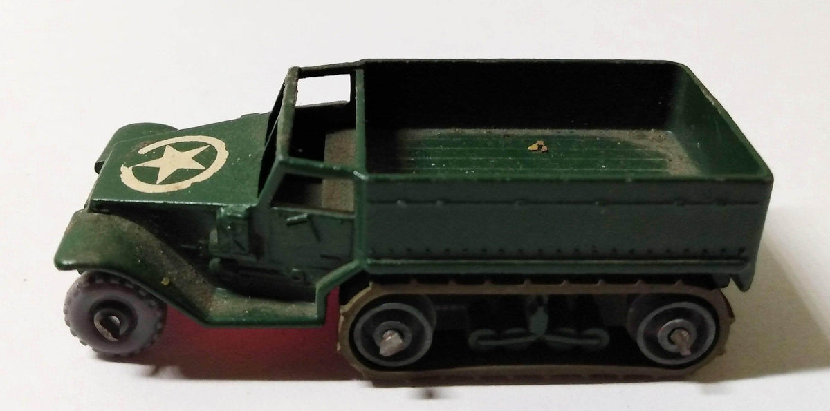Lesney Matchbox 49 M3 Half Track Personnel Carrier Army 1958 – TulipStuff