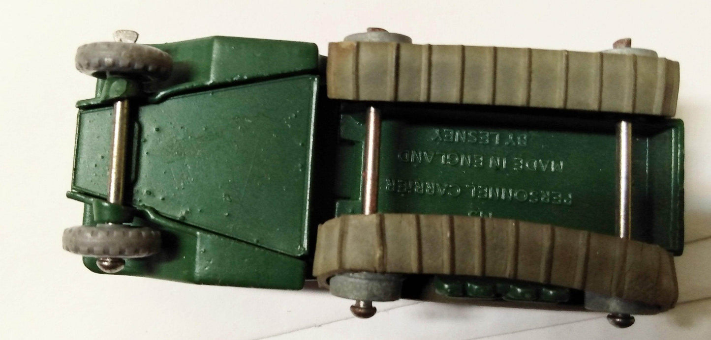 Lesney Matchbox 49 M3 Half Track Personnel Carrier Army 1958 - TulipStuff