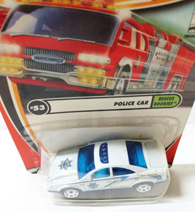Matchbox 53 Rescue Rookies Police Car 2002 50th Anniversary - TulipStuff