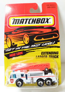 Matchbox 18 Extending Ladder Fire Truck Diecast Metal Toy 1996 - TulipStuff