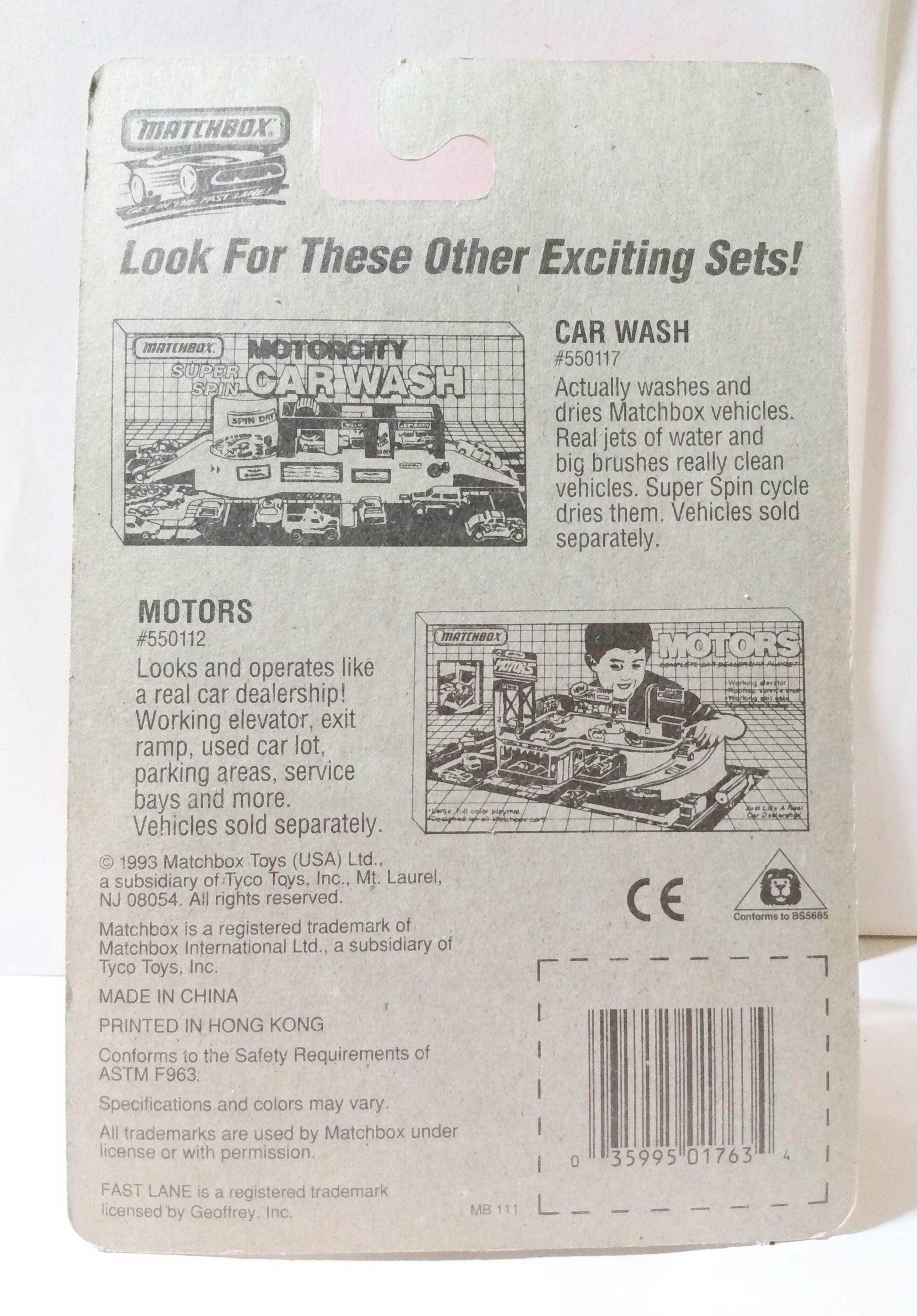 Matchbox 63 Snorkel Fire Truck Diecast Metal Toy 1993 Orange - TulipStuff