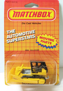 Matchbox 64 Caterpillar Bulldozer Vintage Diecast Metal Construction Toy 1987 - TulipStuff