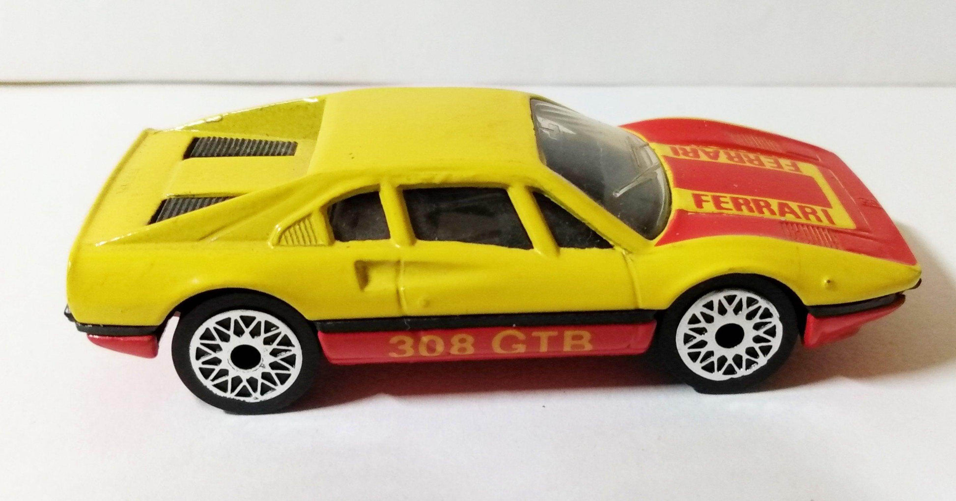 Matchbox 70 Ferrari 308 GTB Racing Car Yellow Macau 1981 - TulipStuff