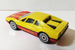 Matchbox 70 Ferrari 308 GTB Racing Car Yellow Macau 1981 - TulipStuff