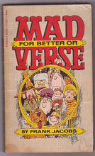 Load image into Gallery viewer, Mad For Better Or Verse Humor Paperback Signet First Printing 1968 - TulipStuff
