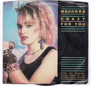 Madonna Crazy For You / Berlin No More Words 1985 Vision Quest - TulipStuff