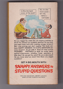 Mad's Al Jaffee Spews Out Snappy Answers to Stupid Questions 1968 1st - TulipStuff