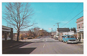 Main Street Durham New Hampshire 1970's Postcard - TulipStuff
