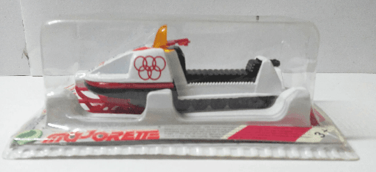 Majorette 284 Moto Neige Snowmobile Olympic Racing Diecast Metal 1996 - TulipStuff