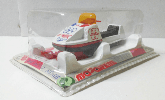 Majorette 284 Moto Neige Snowmobile Olympic Racing Diecast Metal 1996 - TulipStuff