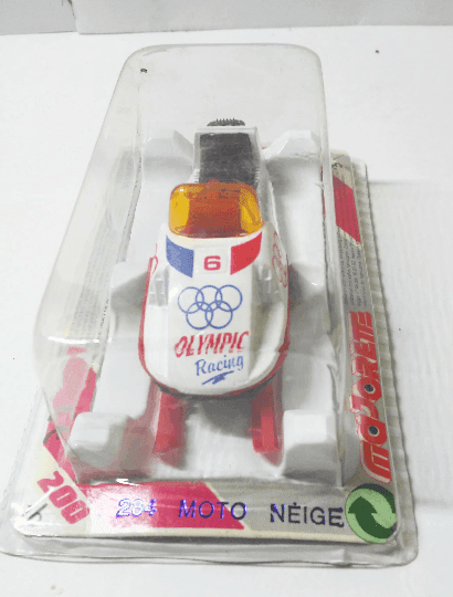 Majorette 284 Moto Neige Snowmobile Olympic Racing Diecast Metal 1996 - TulipStuff